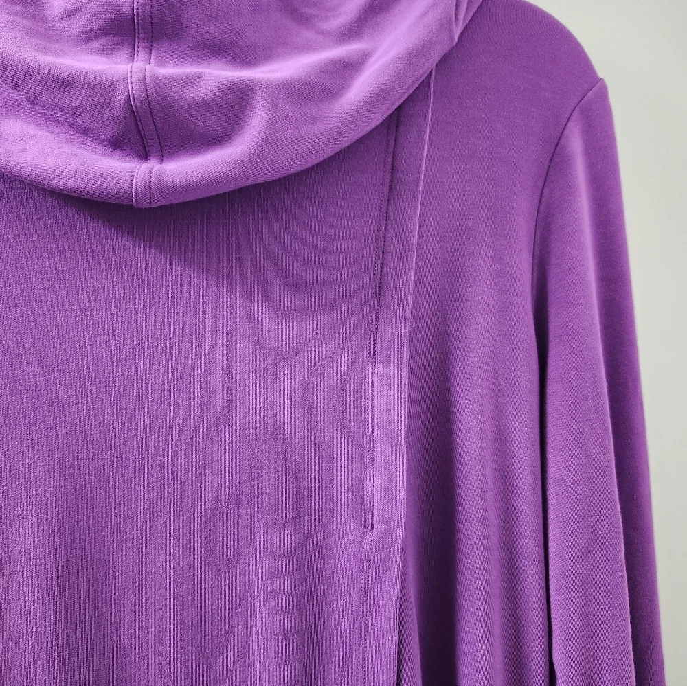 Attitudes by Renee Vibrant Purple Cardigan - Picture 3 of 5